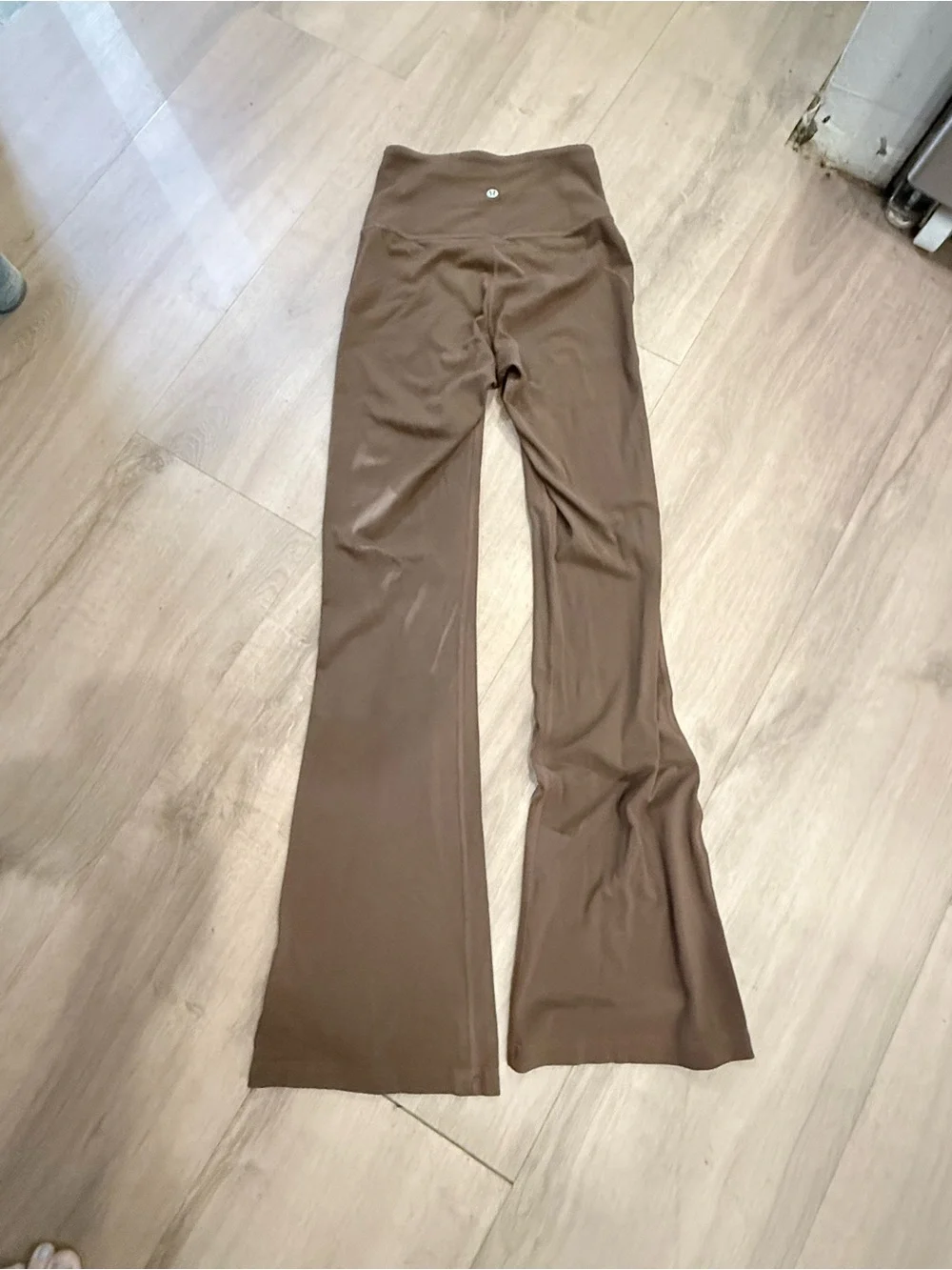 Lululemon Groove Super High Rise Flared Pant Nulu Dark Oxide Brown Size 2